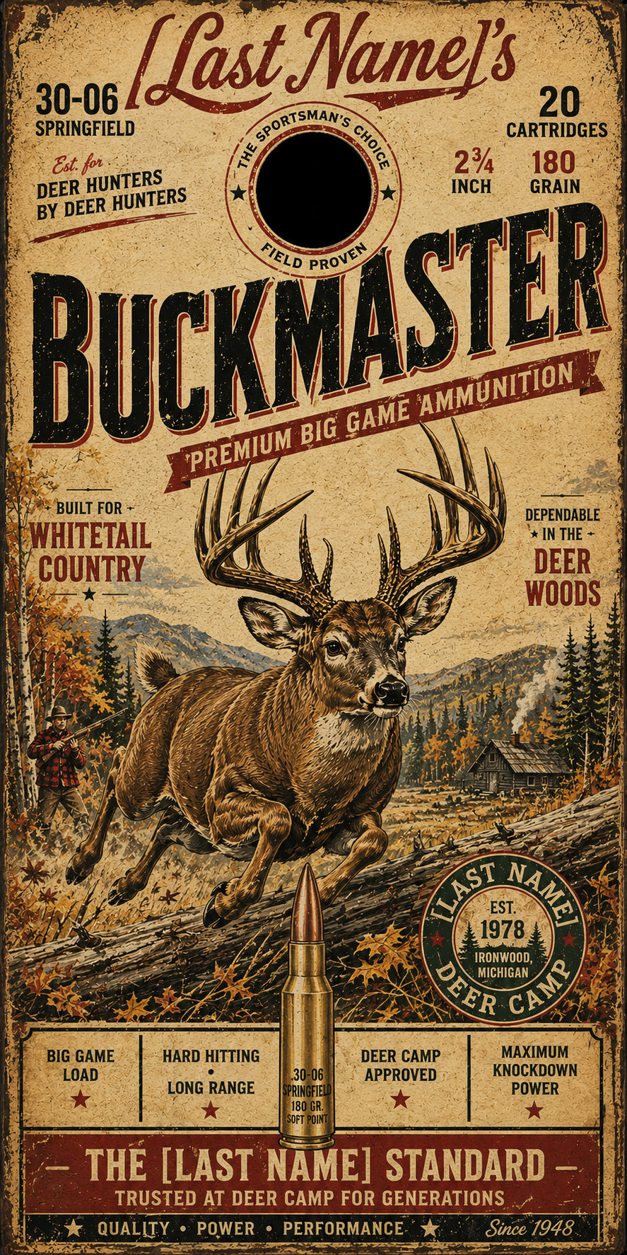 Buckmaster Custom Ammo