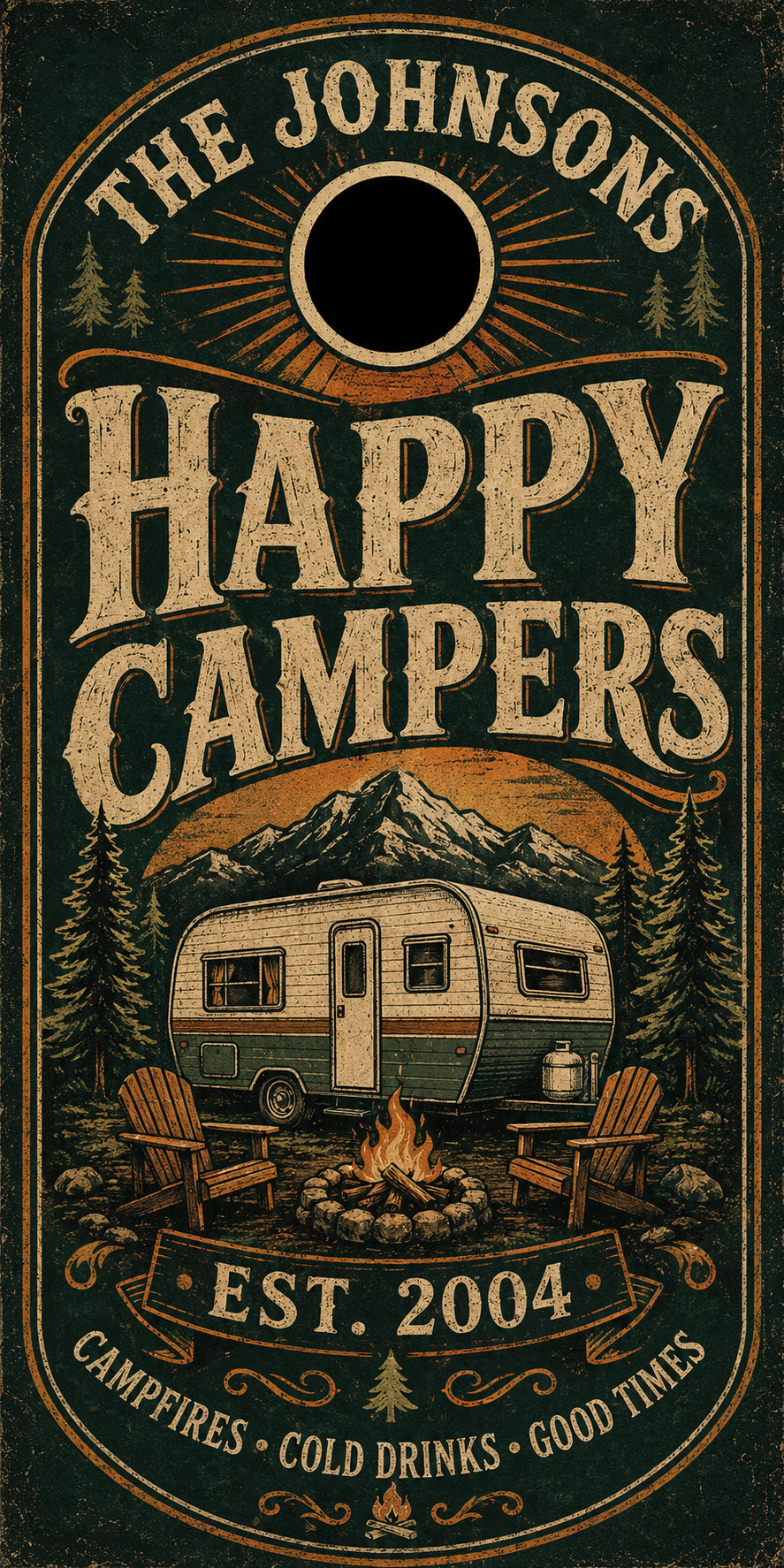 Vintage Happy Campers