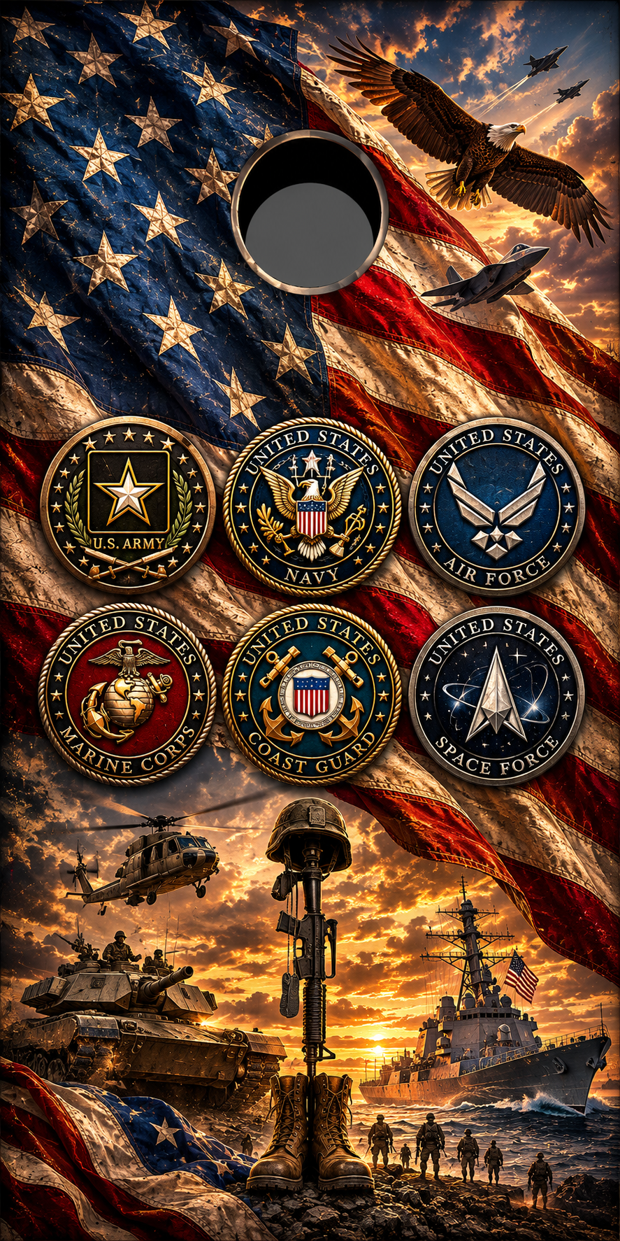 United We Stand Military Tribute